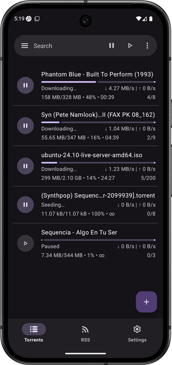 LibreTorrent screenshot2