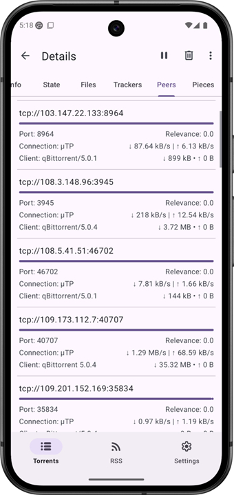 LibreTorrent screenshot6