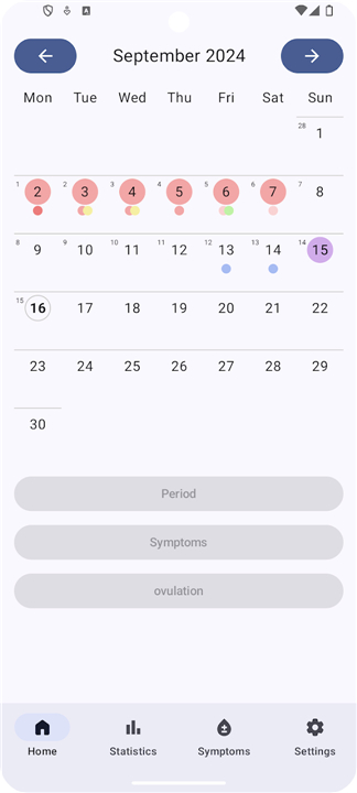 Mensinator screenshot1