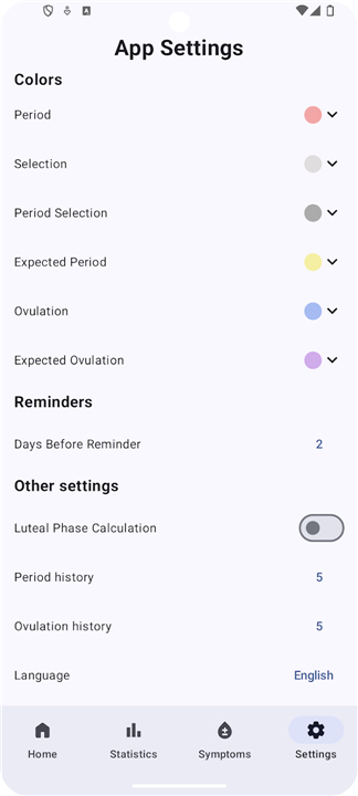 Mensinator screenshot2