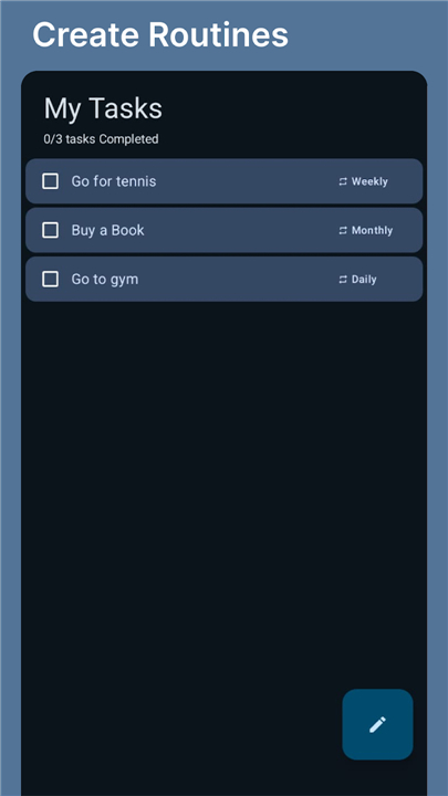 Tidy: Tasks and Routine screenshot3