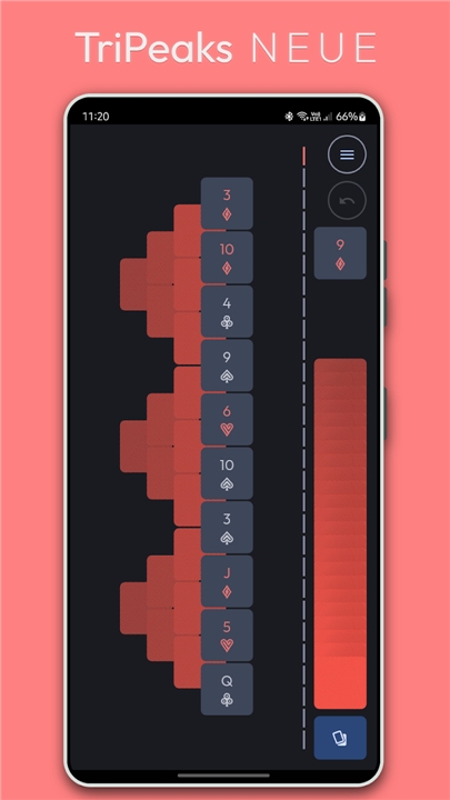 TriPeaks NEUE screenshot1