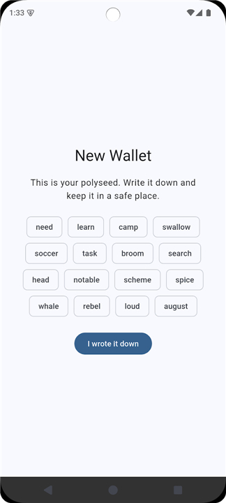 Skylight Wallet for Monero screenshot5