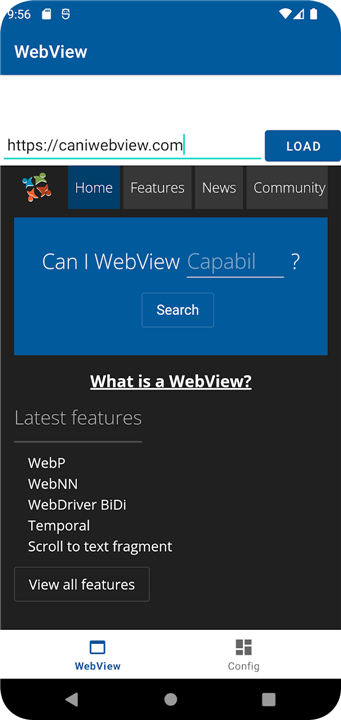 CanIWebView - WebView Test App screenshot1