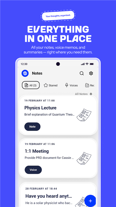 Notely Voice: AI Voice to Text screenshot1