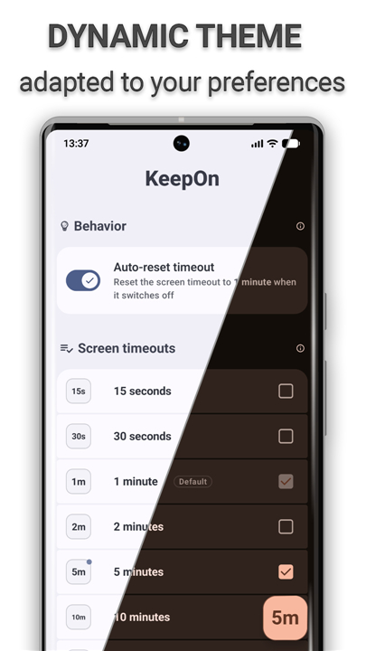 KeepOn - Keep screen on! screenshot2
