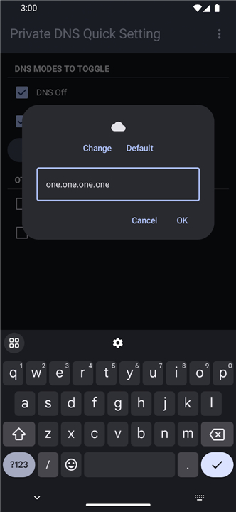 Private DNS Quick Setting screenshot2