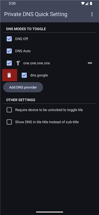 Private DNS Quick Setting screenshot4