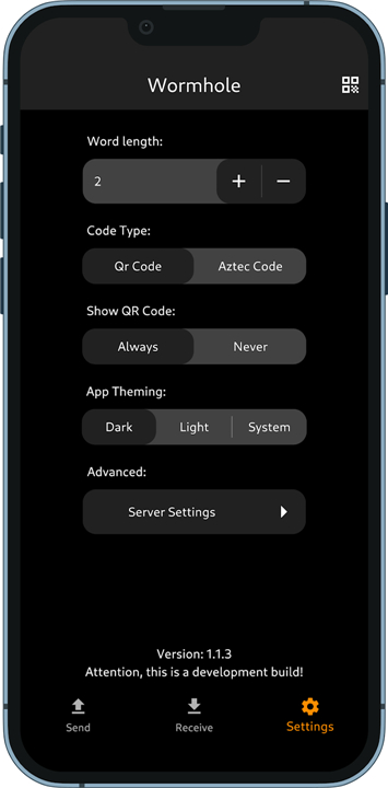 Wormhole File Transfer screenshot3