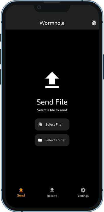 Wormhole File Transfer screenshot2