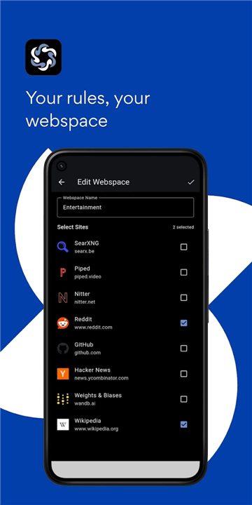 Webspace screenshot4