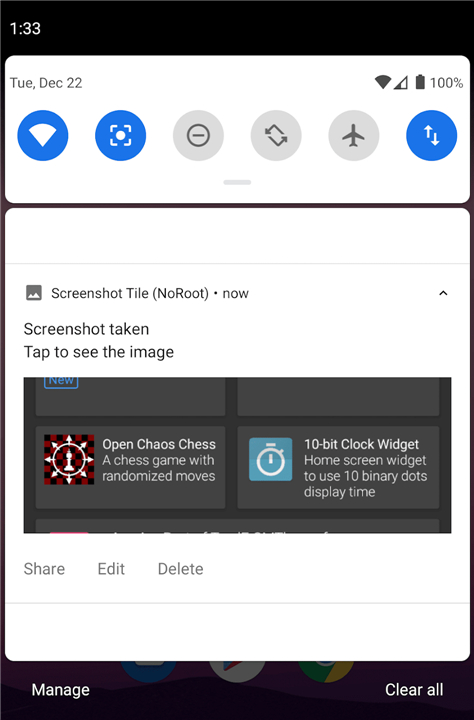 Screenshot Tile [No root] screenshot4