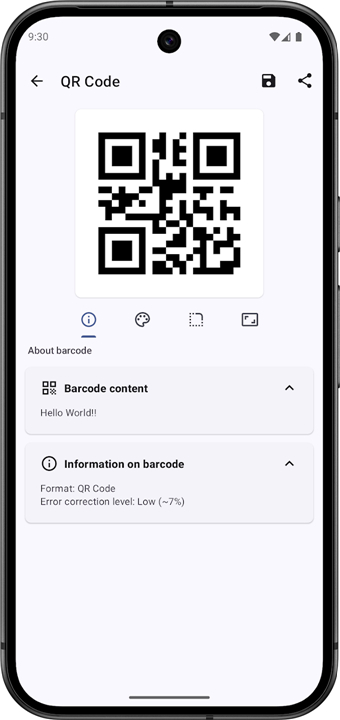 Scanner: QR Code and Products screenshot1
