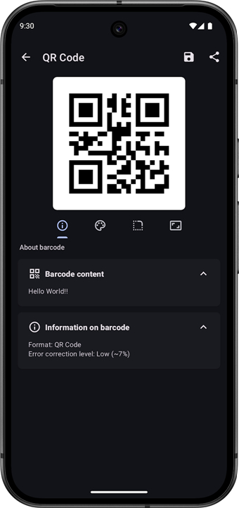 Scanner: QR Code and Products screenshot5