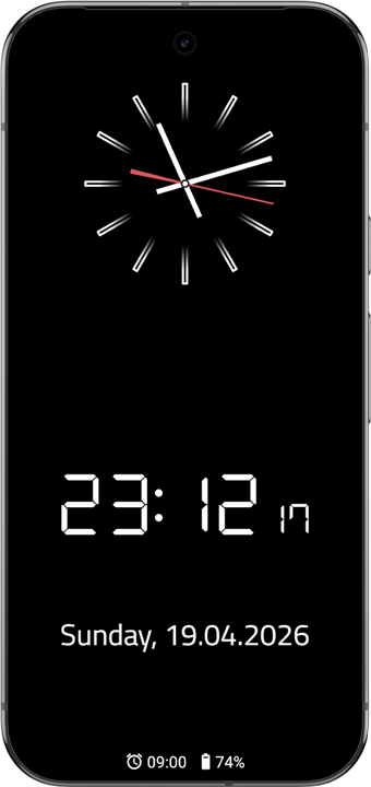 Clock Screensaver & Widget screenshot1