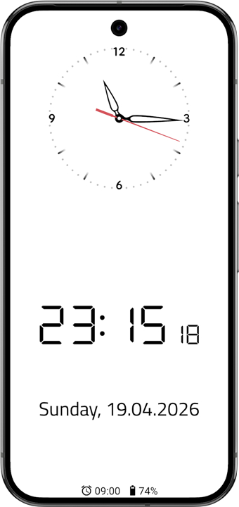 Clock Screensaver & Widget screenshot3
