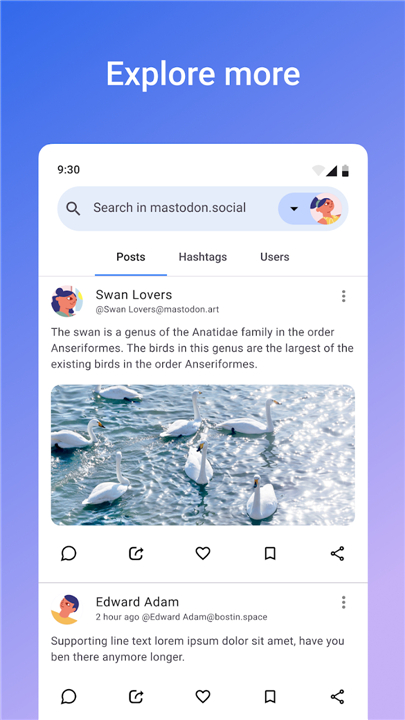 Fread - Mastodon Bluesky RSS screenshot3