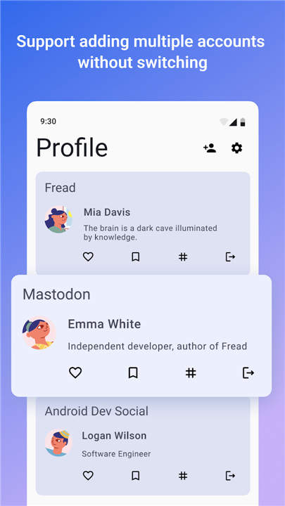 Fread - Mastodon Bluesky RSS screenshot4