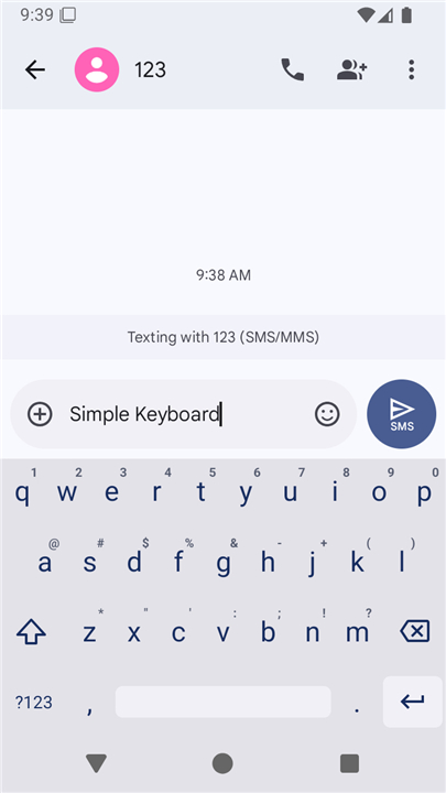 Simple Keyboard screenshot1