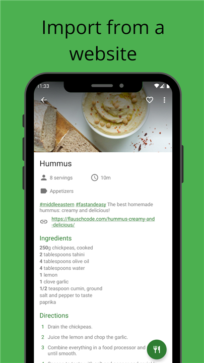Broccoli: The Green Recipe App screenshot1