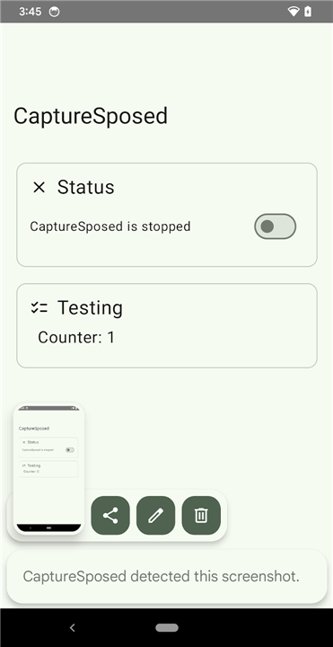 CaptureSposed screenshot1