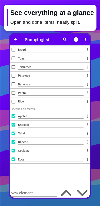 OpenSyncedLists screenshot3