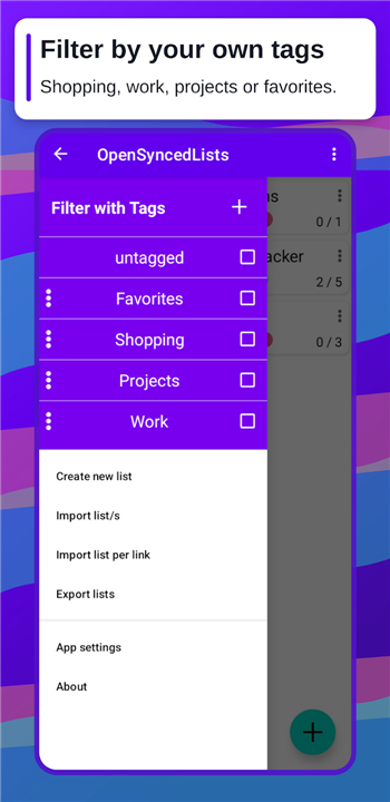 OpenSyncedLists screenshot6