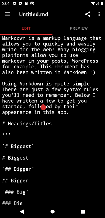 Simple Markdown screenshot3