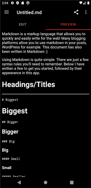 Simple Markdown screenshot4