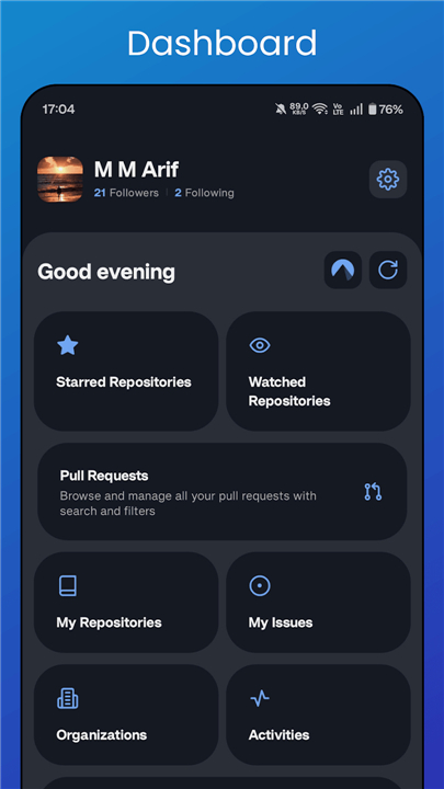 GitNex for Forgejo / Gitea screenshot1