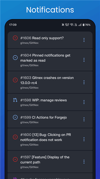 GitNex for Forgejo / Gitea screenshot3