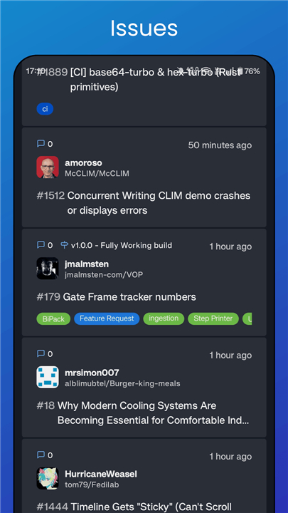GitNex for Forgejo / Gitea screenshot5