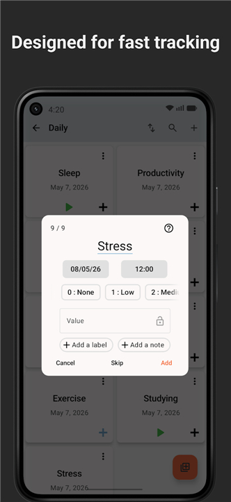 Track & Graph: Habit Tracker screenshot3