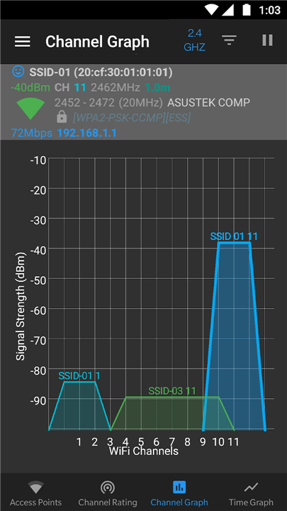 WiFi Analyzer (open-source) screenshot4
