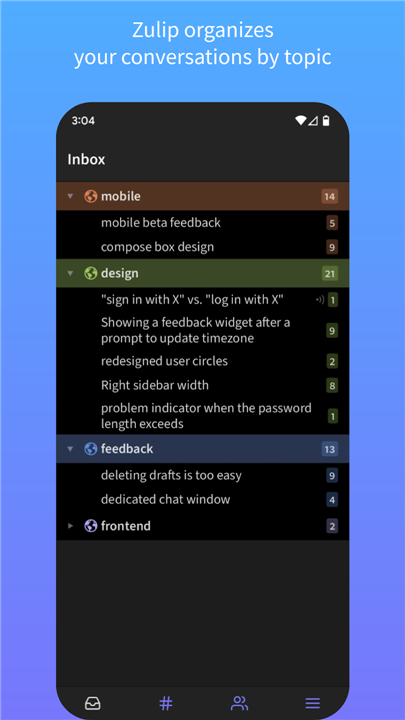 Zulip screenshot1