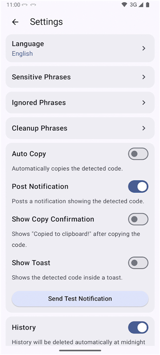Copy SMS Code - OTP Helper screenshot2