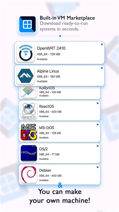 Vectras VM screenshot2