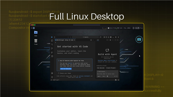 Fluxlinux Pro - Linux Android screenshot2