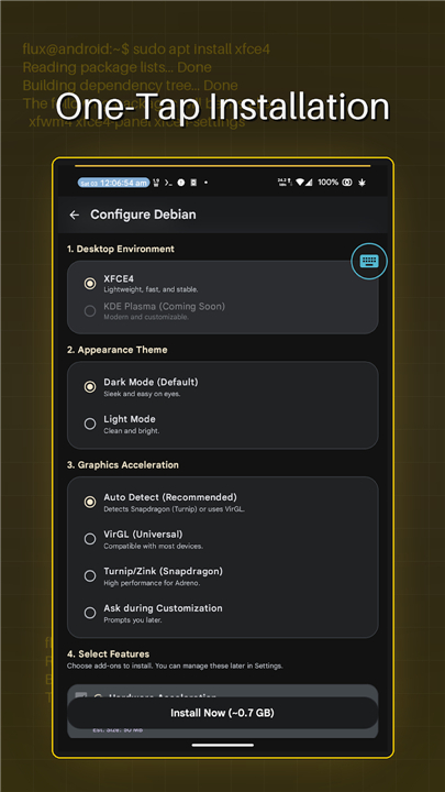 Fluxlinux Pro - Linux Android screenshot7