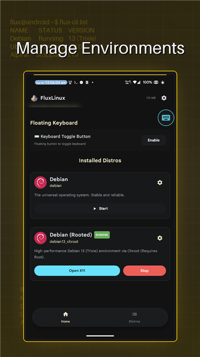 Fluxlinux Pro - Linux Android screenshot8