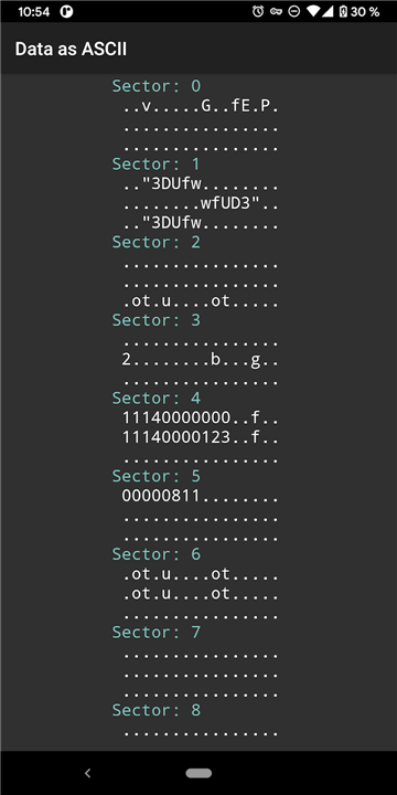 MIFARE Classic Tool screenshot3