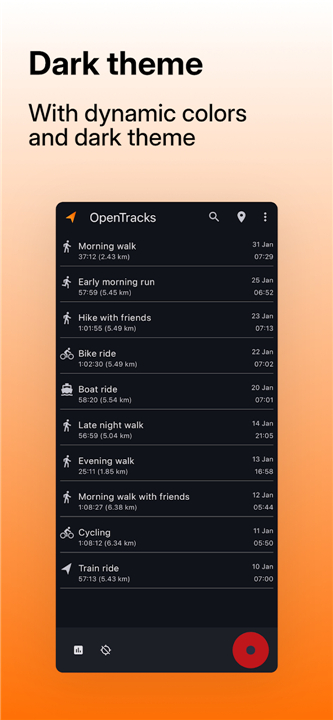 OpenTracks screenshot6