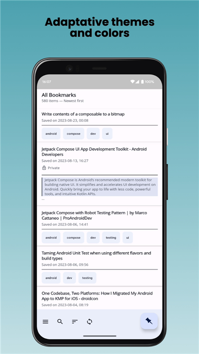Pinkt for Bookmarking screenshot5