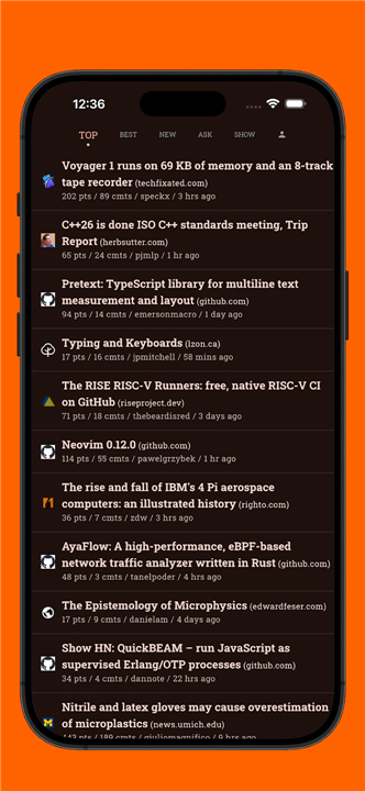 Hacki for Hacker News screenshot1