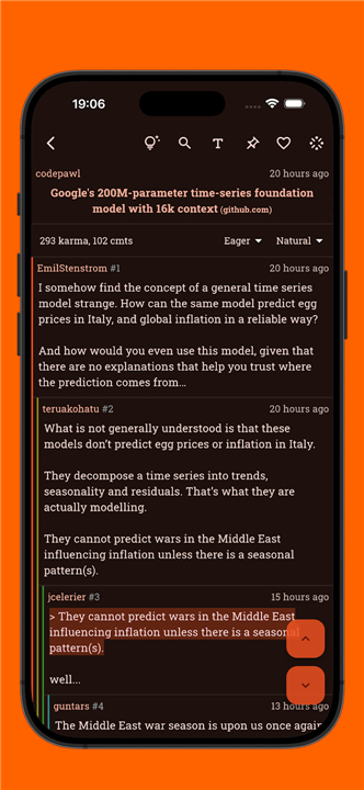 Hacki for Hacker News screenshot2