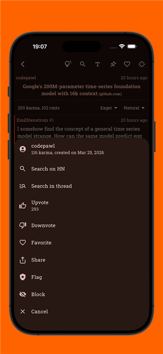 Hacki for Hacker News screenshot3