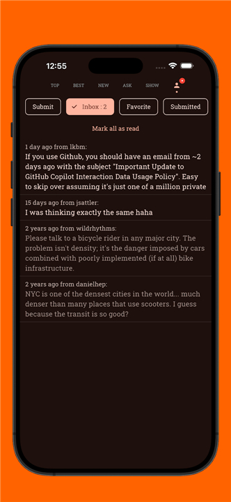 Hacki for Hacker News screenshot5