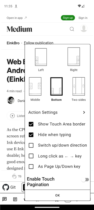 EinkBro screenshot6