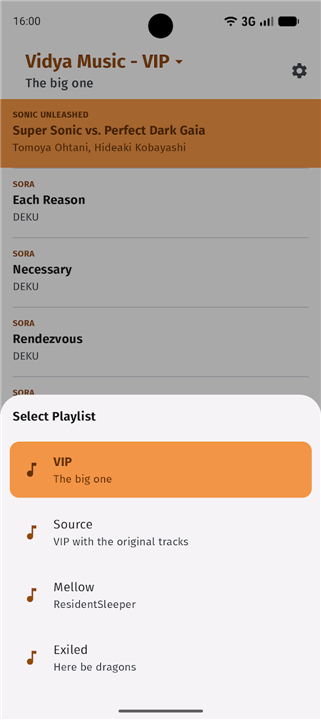Vidya Music: Aersia VIP Player screenshot3