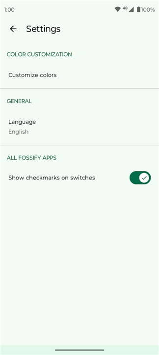 Fossify Thank You screenshot6